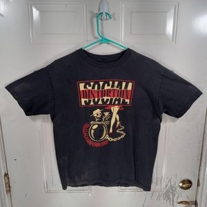 Social Distortion, Ball & Chain 1990 tour tee shirt